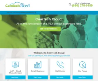 Comtechcloud.com(VoIP Services for Businesses in DC) Screenshot