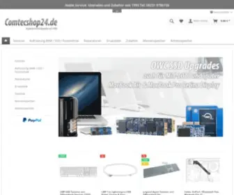 Comtecshop24.net(Apple Service sowie Auf) Screenshot