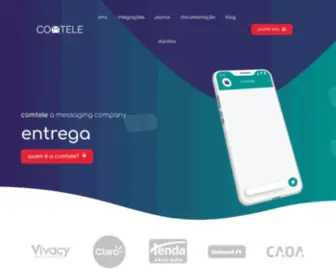 Comtele.com.br(Plataforma de Envio de SMS Para Empresas) Screenshot
