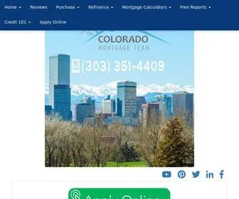 Comtgteam.com(Colorado Home Loans) Screenshot