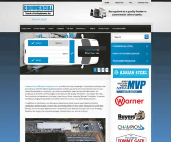 Comtruckequip.com(Commercial Truck & Van Equipment) Screenshot