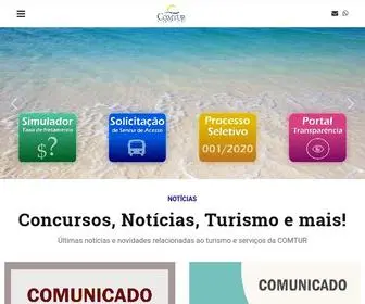 Comturubatuba.com.br(Companhia Municipal de turismo de Ubatuba) Screenshot