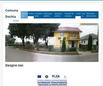 Comunadochia.ro(Primaria Comunei Dochia) Screenshot