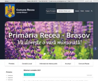 Comunarecea.ro(Comuna recea) Screenshot