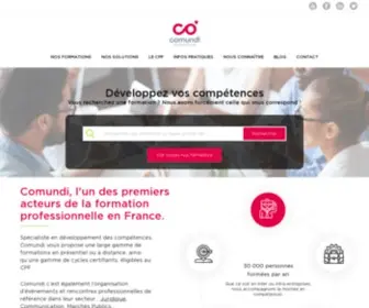 Comundi.fr(Compétences) Screenshot
