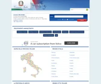 Comune-Italia.it(Comuni e Città d'Italia) Screenshot