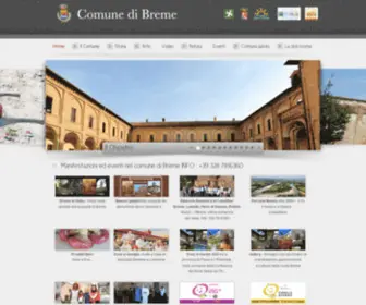 Comunebreme.it(Comune di Breme) Screenshot