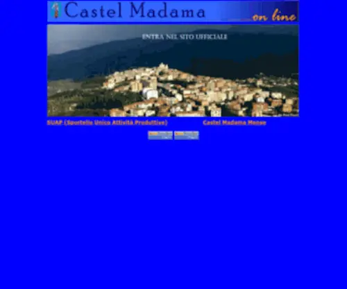 Comunedicastelmadama.it(Benvenuti nel sito del Comune di Castel Madama) Screenshot