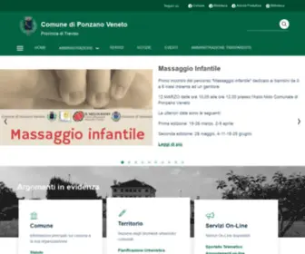 Comuneponzanoveneto.it(Comune di Ponzano Veneto) Screenshot