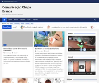 Comunicacaochapabranca.com.br(Comunicação Chapa Branca) Screenshot