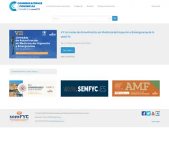 Comunicacionescongresosemfyc.com(Comunicaciones y Congresos semFYC) Screenshot