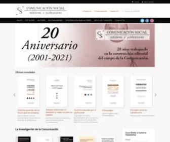 Comunicacionsocial.es(Comunicacion Social ediciones y publicaciones) Screenshot