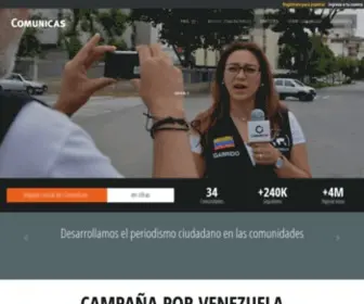 Comunicas.org(Periodismo ciudadano en la comunidad) Screenshot