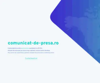 Comunicat-DE-Presa.ro(Comunicate De Presa si Advertoriale) Screenshot