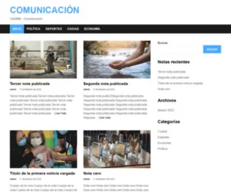 Comunicauagrm.com(COMUNICACIÓN) Screenshot