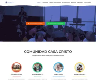 Comunidadcasacristo.cl(Comunidad Casa Cristo) Screenshot