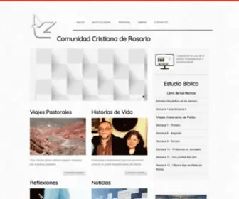 Comunidadcristiana.org.ar(Comunidad Cristiana de Rosario) Screenshot