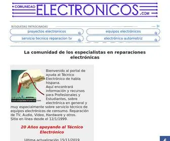 Comunidadelectronicos.com(Comunidad Electrónicos) Screenshot