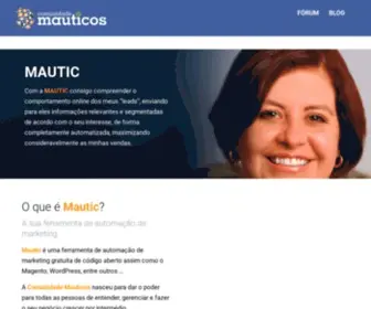 Comunidademauticos.com.br(Comunidade mauticos) Screenshot