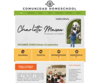 Comunidadhomeschool.org(Educación en el hogar) Screenshot