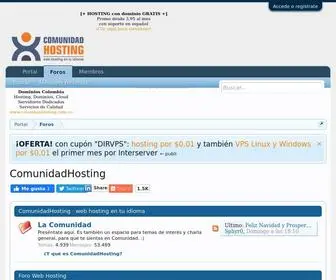 Comunidadhosting.com(Hosting) Screenshot