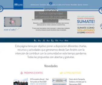 Comunidadsanandres.org(Comunidad Ampliada San Andrés) Screenshot