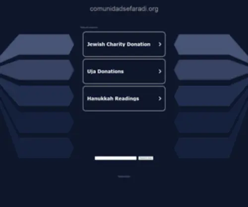 Comunidadsefaradi.org(Comunidadsefaradi) Screenshot