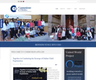 Comunionediritto.org(Benvenuti sul sito CeD) Screenshot