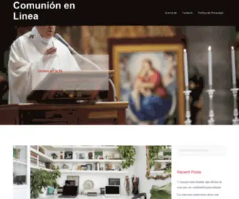 Comunionenlinea.com.mx(Comunión) Screenshot