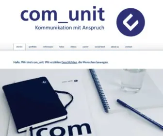 Comunit.at(Unit Kommunikation mit Anspruch) Screenshot