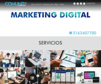 Comunity.marketing(Agencia de Marketing y Publicidad Digital Empresarial) Screenshot