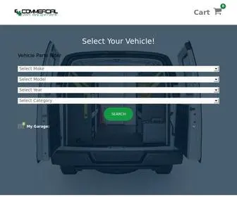 Comvan.com(Commercial Van Equipment) Screenshot