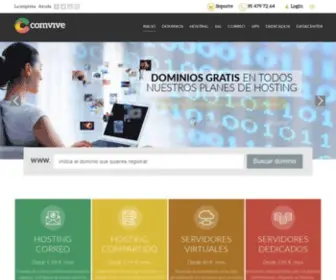 Comvive.es(Servicios de hosting) Screenshot