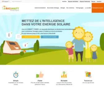 Comwatt.com(Fabricant n°1 en France des gestionnaires d'énergie) Screenshot