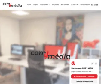 Comymedia.fr(Com y Média) Screenshot