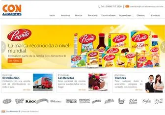 Con-Alimentos.com.mx(Alimentos instantáneos) Screenshot