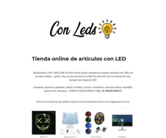 Con-Leds.com(Tienda online de artículos con LED) Screenshot