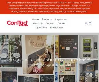 Con-Tactbrand.com(Con-Tact Brand Products got you covered) Screenshot