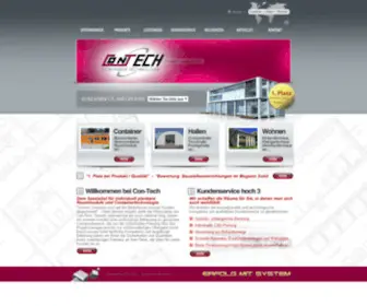 Con-Tech.at(Con-Tech Containertechnologie Austria) Screenshot