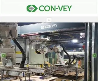 Con-Vey.com(Industrial Equipment Engineers & Manufacturers) Screenshot