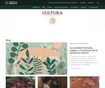Conaculta.gob.mx(Secretaría de Cultura) Screenshot