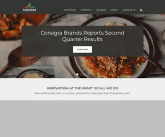 Conagrabrands.com(Conagra Brands) Screenshot