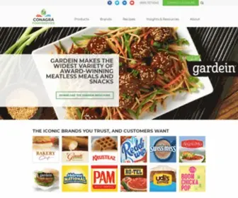 Conagrafoodservice.com(Conagra Foodservice) Screenshot