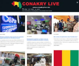 Conakrylive.info(LES ACTUALITES) Screenshot