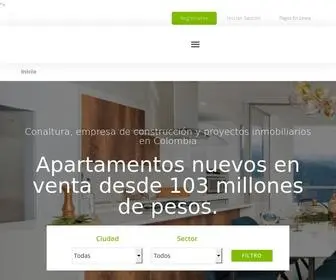 Conaltura.com(Apartamentos en Venta) Screenshot