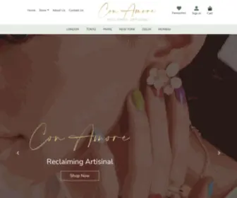 Conamorejewels.com(Con Amore) Screenshot