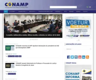 Conamp.org.br(A Associação Nacional dos Membros do Ministério Público) Screenshot