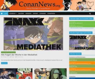 Conannews.org(Detektiv Conan News zur Anime) Screenshot