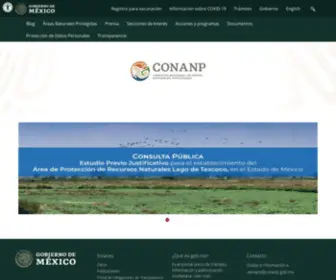 Conanp.gob.mx(Solicitudes de permisos y autorizaciones) Screenshot