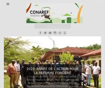 Conaref-RDC.org(CONAREF) Screenshot